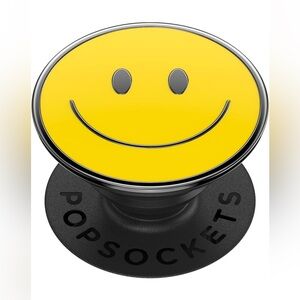 PopSocket Premium Be Happy Smiley Face Phone Grip Stand NWT